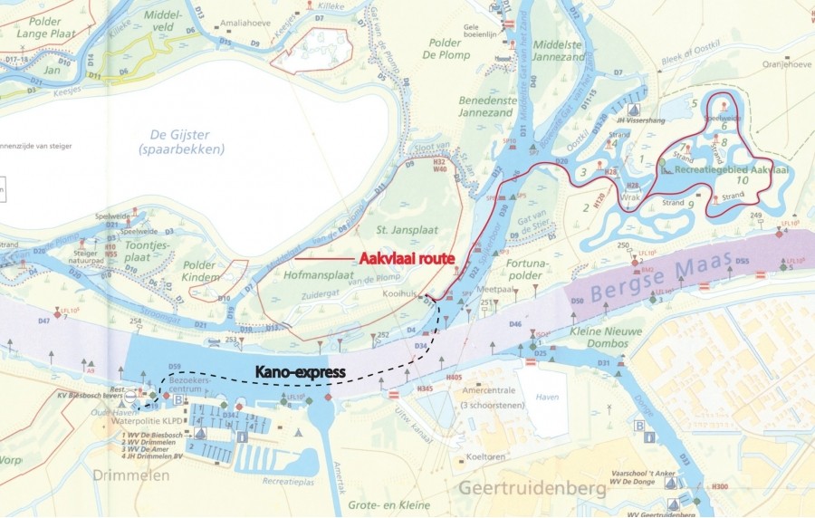 Aakvlaai route