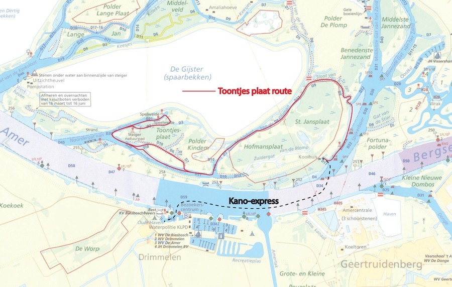 Toontjes route